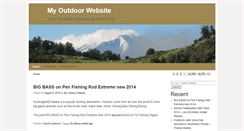 Desktop Screenshot of myoutdoorwebsite.com