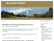 Tablet Screenshot of myoutdoorwebsite.com